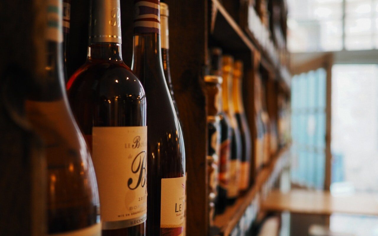 porte bouteille en bois