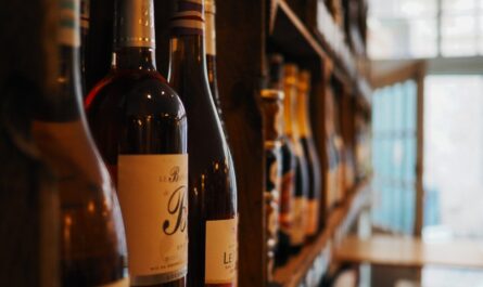 porte bouteille en bois