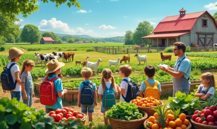 découvrez nos conseils pratiques pour organiser une visite pédagogique à la ferme, permettre aux élèves de comprendre les différentes étapes des productions agricoles, et vivre une expérience éducative enrichissante au contact des animaux et de la nature.
