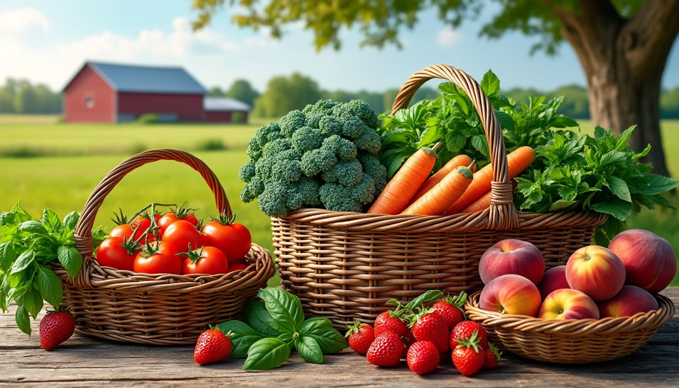 découvrez les différents types de paniers de produits fermiers : fruits, légumes, viandes, fromages et produits artisanaux, pour une alimentation saine, locale et savoureuse. choisissez le panier qui correspond à vos besoins et soutenez les producteurs de votre région !