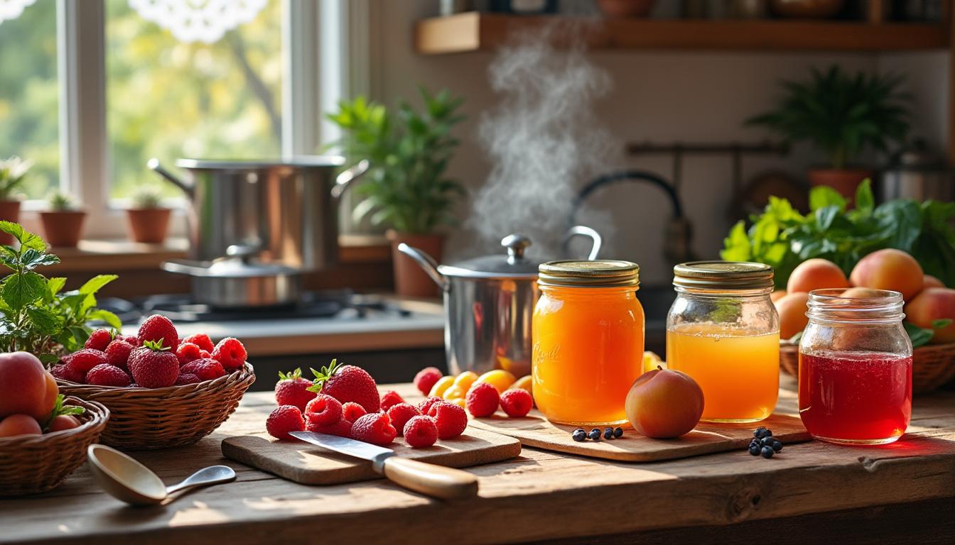 découvrez le processus complet de fabrication de confitures maison, des ingrédients naturels à la cuisson, pour des saveurs authentiques et gourmandes.