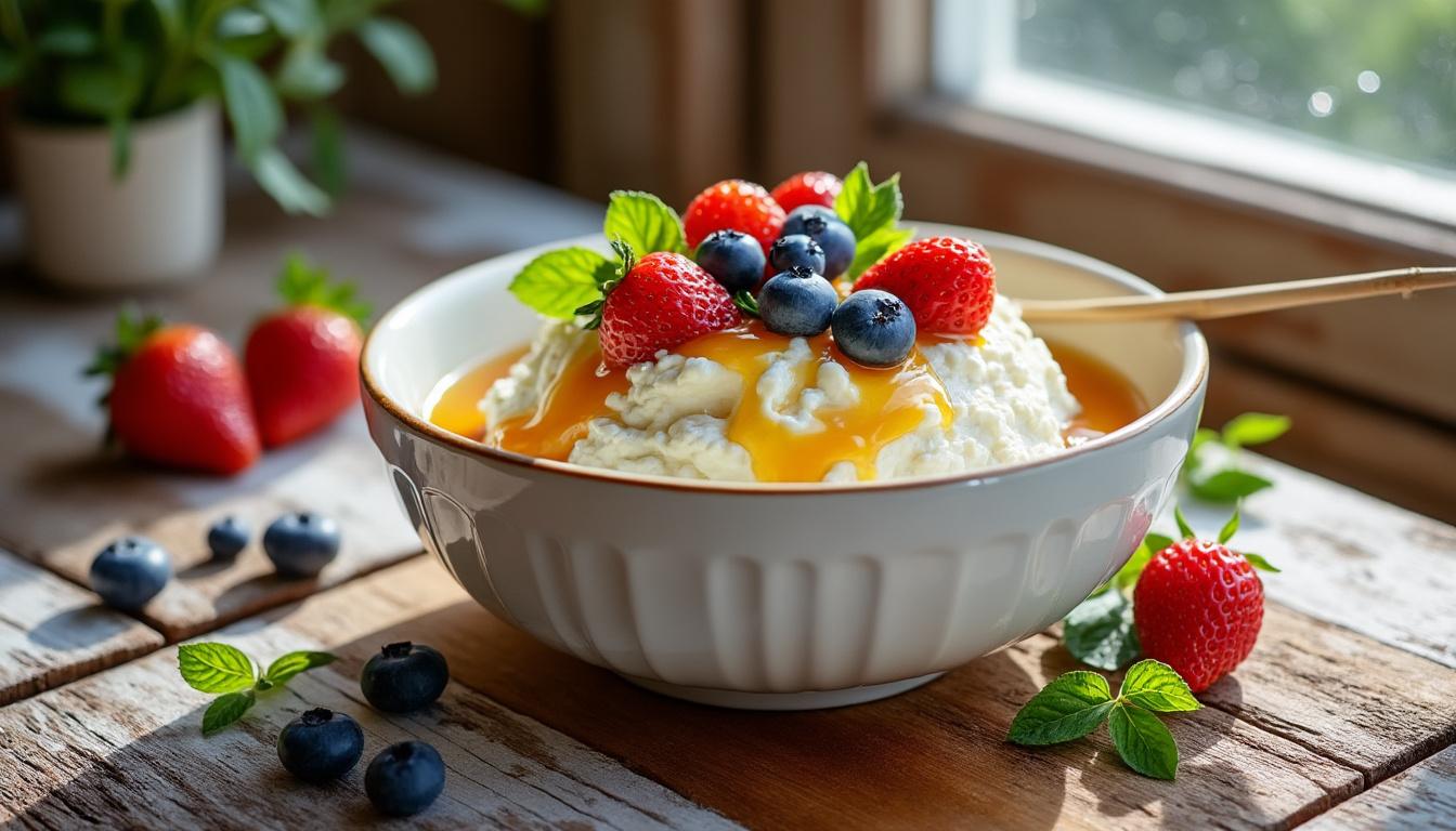 découvrez le délicieux fromage blanc fermier avec notre recette authentique et conseils de dégustation pour savourer pleinement ses saveurs fraîches et naturelles.