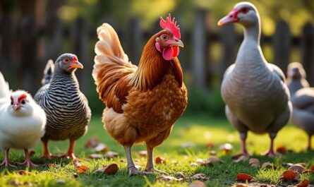 découvrez les différentes races de volailles élevées à la ferme et leurs spécificités pour mieux comprendre leurs caractéristiques et leurs usages.