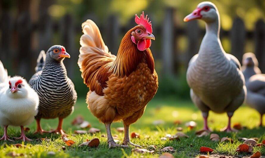 Les différentes races de volailles à la ferme et leurs spécificités