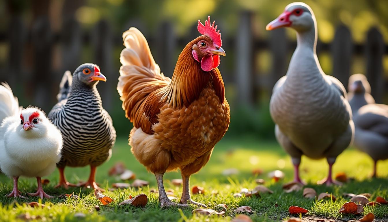 découvrez les différentes races de volailles élevées à la ferme et leurs spécificités pour mieux comprendre leurs caractéristiques et leurs usages.