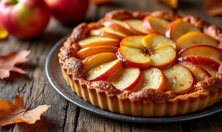 Tarte normande aux pommes de saison