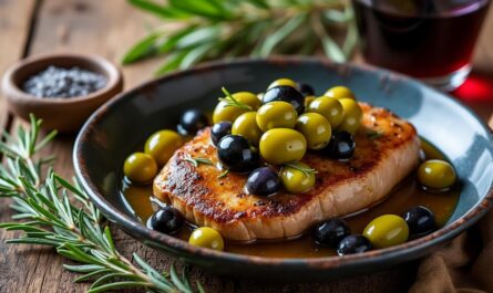 découvrez la recette traditionnelle corse du veau aux olives, un plat savoureux alliant tendreté de la viande et parfum des olives pour un voyage culinaire authentique.