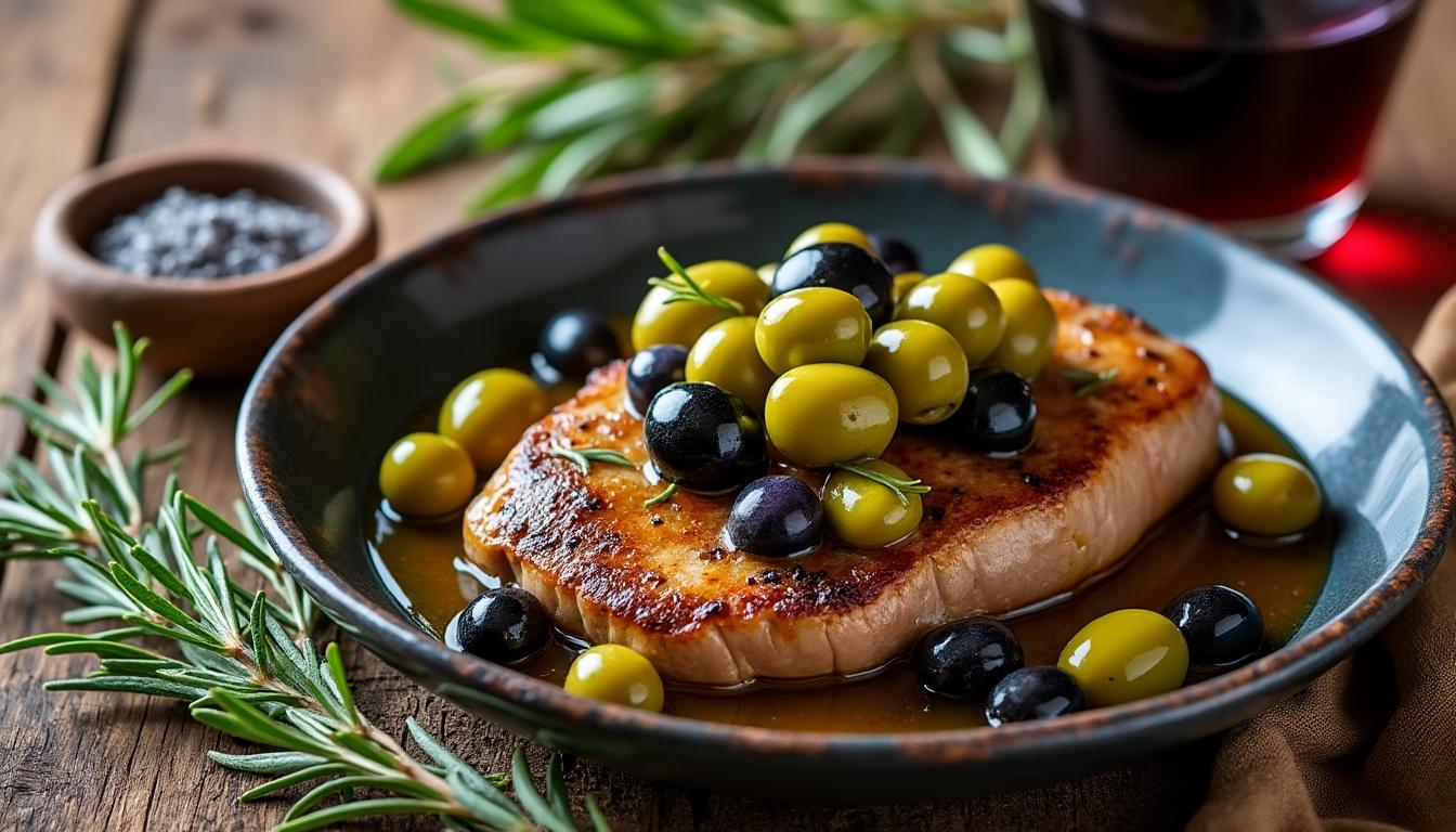 découvrez la recette traditionnelle corse du veau aux olives, un plat savoureux alliant tendreté de la viande et parfum des olives pour un voyage culinaire authentique.