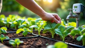 découvrez comment installer un système d'arrosage économe en eau et efficace pour un jardin luxuriant tout en réduisant votre consommation d'eau.