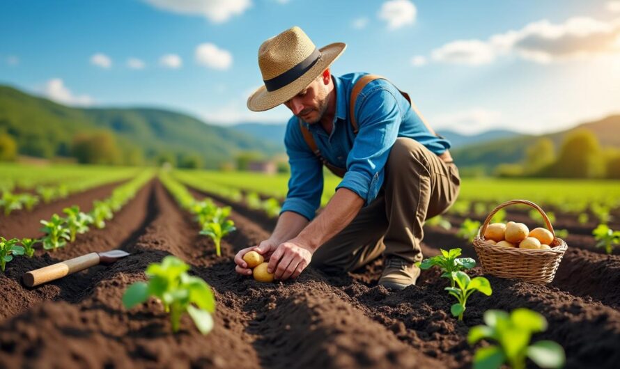 Planter et cultiver les pommes de terre primeur