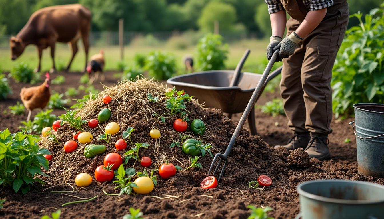 apprenez à produire votre propre compost à partir des déchets organiques fermiers pour enrichir naturellement votre sol et favoriser une agriculture durable.