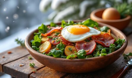 découvrez notre recette de salade vosgienne hivernale, une délicieuse combinaison de saveurs locales et de fraîcheur pour réchauffer vos repas d'hiver.