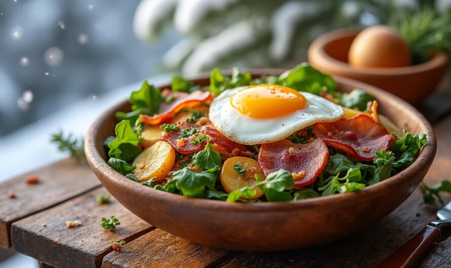 Salade vosgienne hivernale