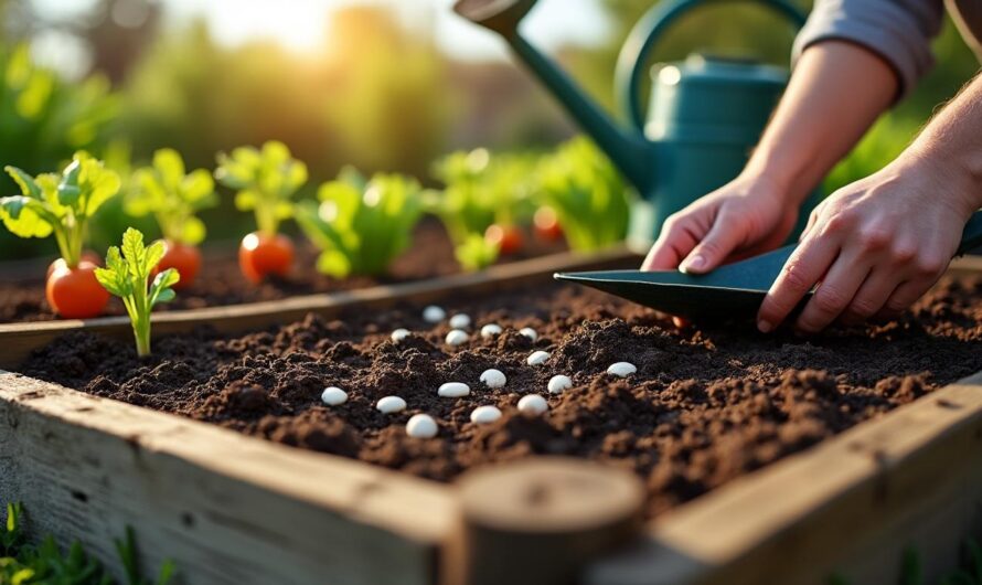 Semez les premiers radis au potager