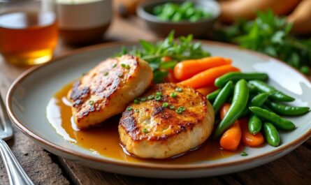 découvrez une recette savoureuse de poulet au cidre accompagné de petits légumes de saison, pour un plat léger et plein de fraîcheur.