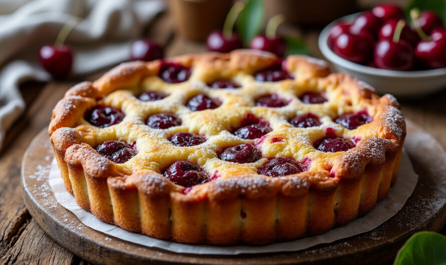 Clafoutis aux cerises, dessert de saison