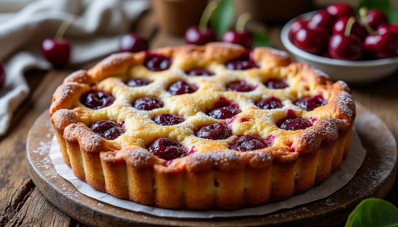 découvrez notre recette facile de clafoutis aux cerises, un dessert de saison savoureux et gourmand pour célébrer les saveurs estivales.