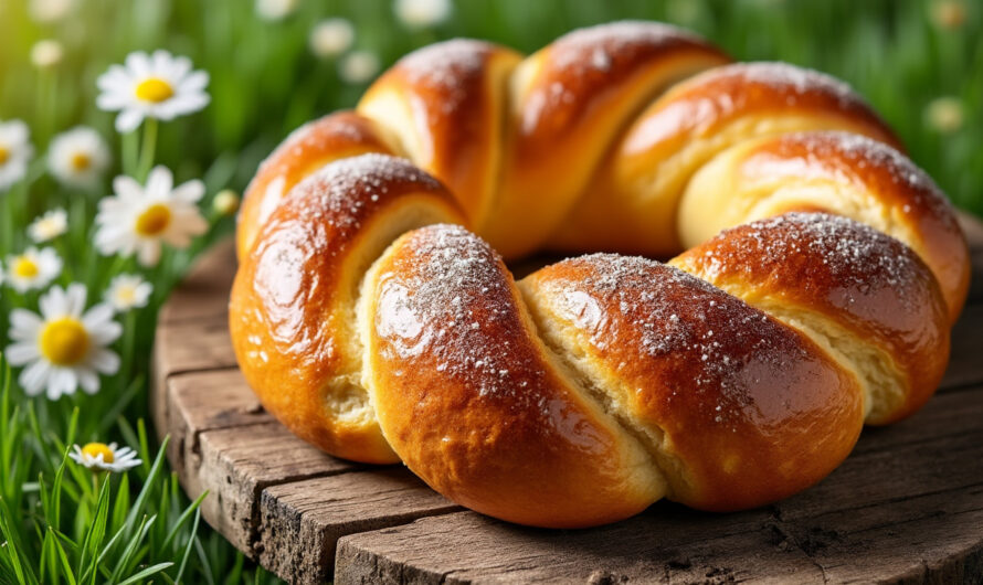 Fouace d’Auvergne, brioche de printemps