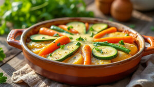 découvrez une tartiflette estivale aux légumes nouveaux, une recette légère et savoureuse parfaite pour profiter des saveurs fraîches de la saison en toute simplicité.