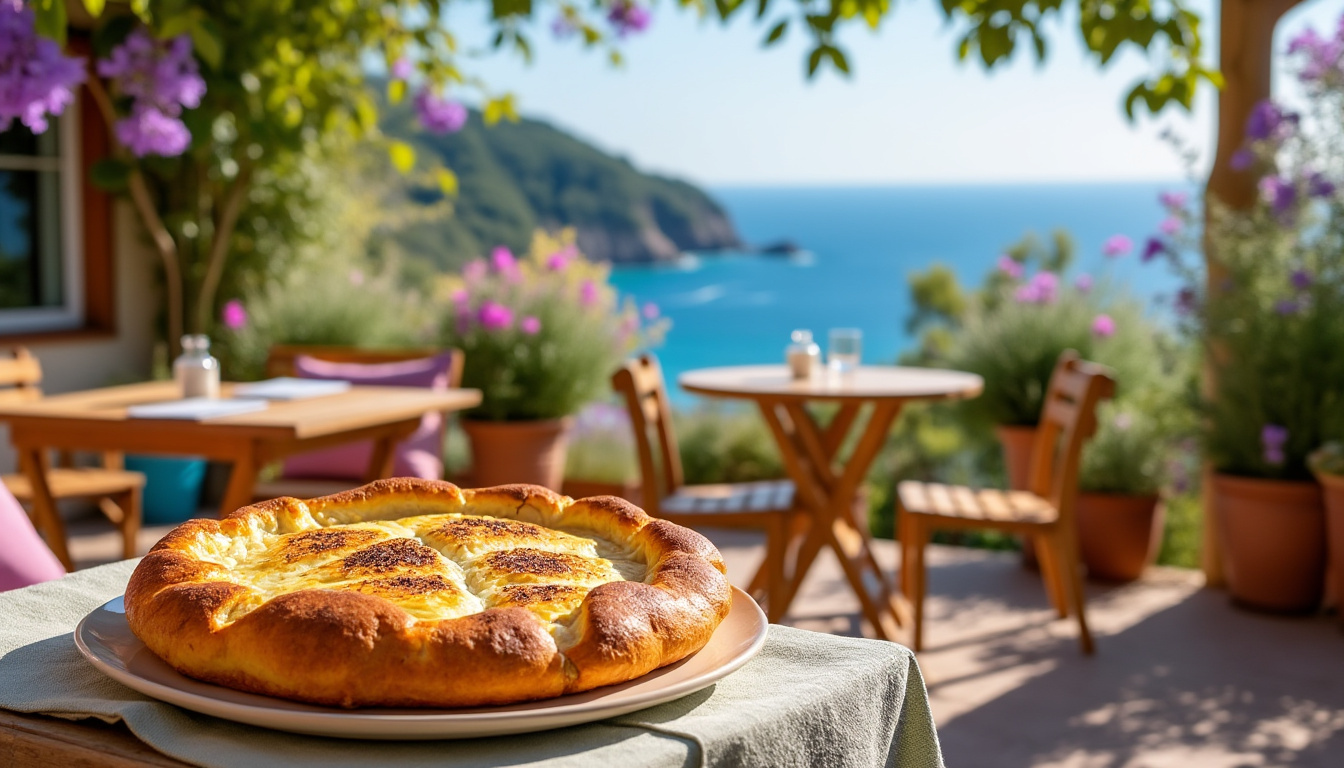 découvrez la délicieuse tielle sétoise, parfaite pour savourer l'été sur votre terrasse entre amis ou en famille.