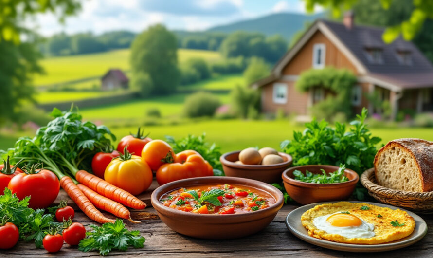 Les recettes traditionnelles avec les produits fermiers