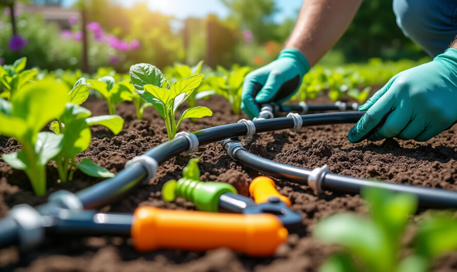 Installer un arrosage goutte à goutte pour l’été