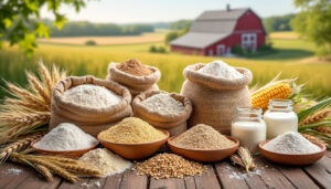 découvrez les différents types de farine produites à la ferme, leurs caractéristiques, utilisations culinaires et bienfaits pour une alimentation naturelle et locale.