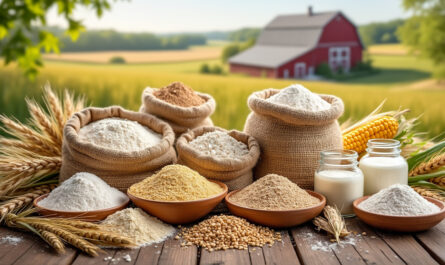 découvrez les différents types de farine produites à la ferme, leurs caractéristiques, utilisations culinaires et bienfaits pour une alimentation naturelle et locale.