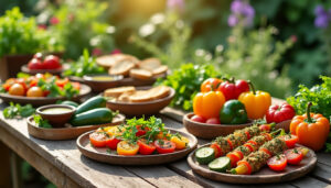 découvrez nos délicieuses spécialités végétariennes préparées avec des produits locaux frais, pour une cuisine savoureuse et respectueuse de l'environnement.