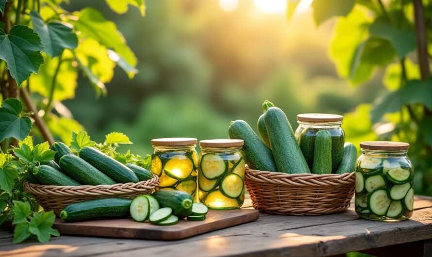 Récolter et conserver les premières courgettes et concombres