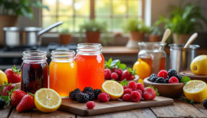 apprenez à transformer facilement vos fruits en sirops et gelées maison savoureux, naturels et sans additifs, pour profiter de leurs saveurs toute l'année.