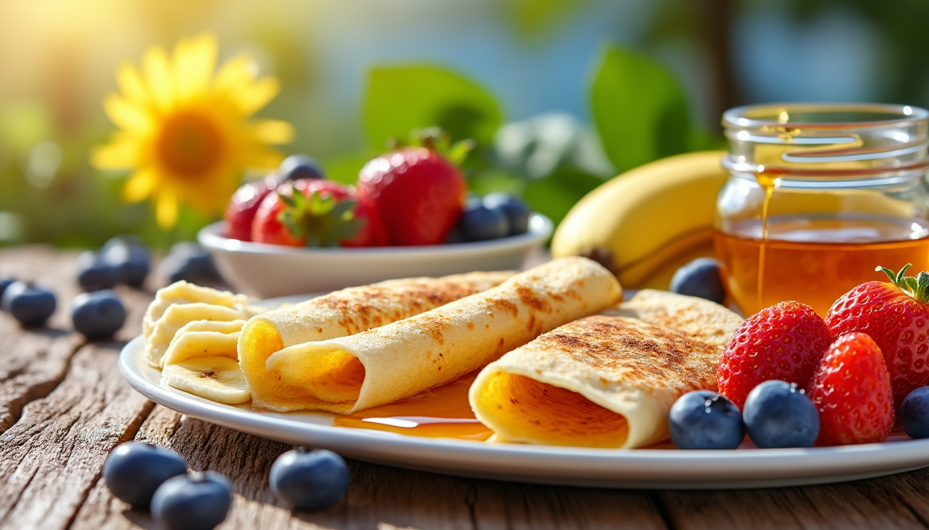 découvrez nos recettes de crêpes rapides parfaites pour l'été, légères et savoureuses, idéales pour des repas frais et faciles à préparer en toute saison.