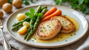 découvrez une recette savoureuse d’escalopes de veau accompagnées de légumes primeurs, idéale pour un repas printanier gourmand et équilibré.