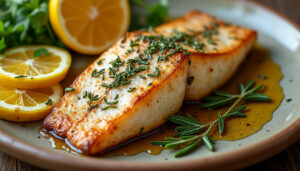 découvrez un filet de poisson rôti aux herbes de provence, une recette parfumée, savoureuse et facile à préparer pour un repas ensoleillé.