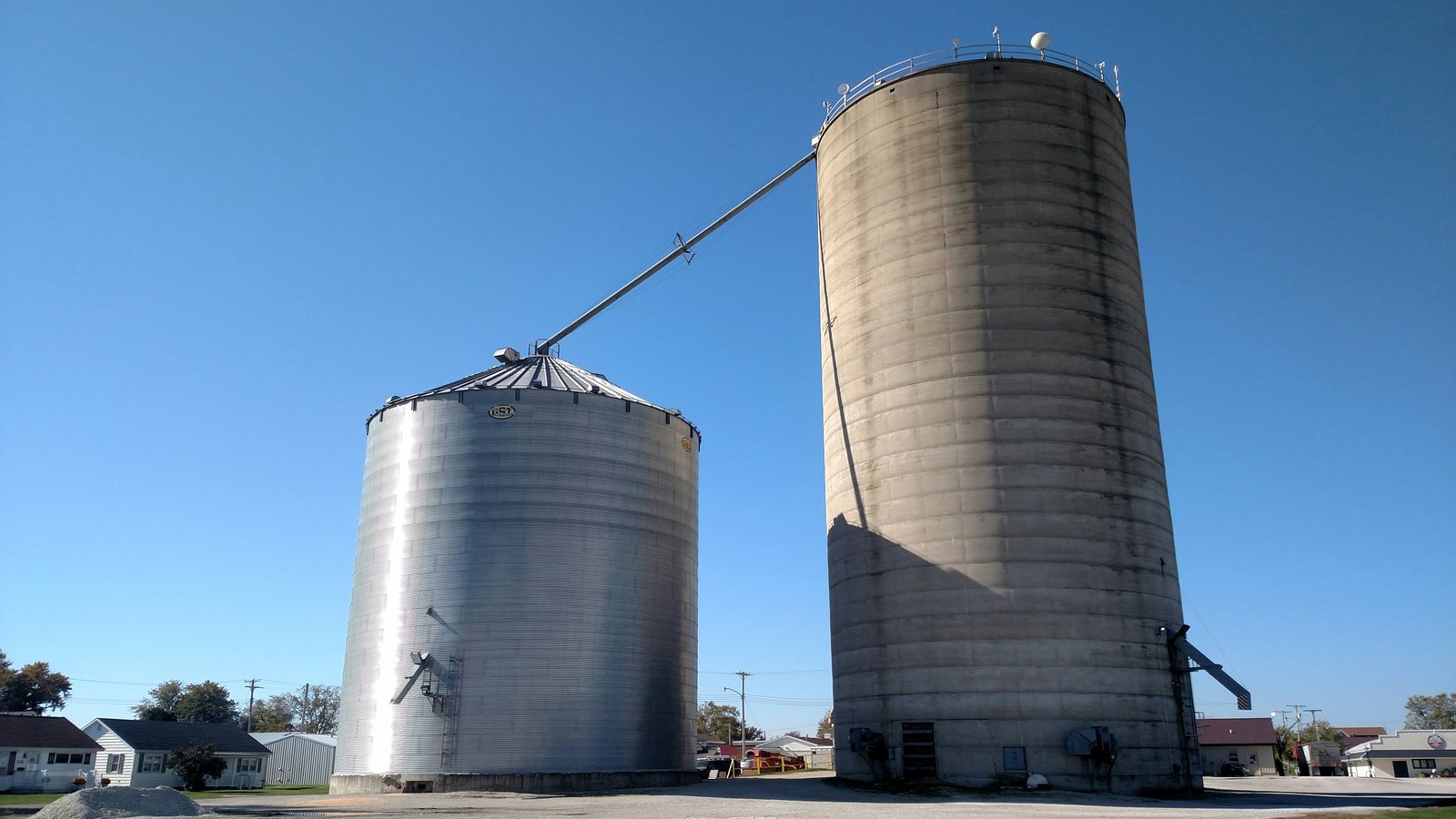 Silo de stockage de grain, image d’illustration